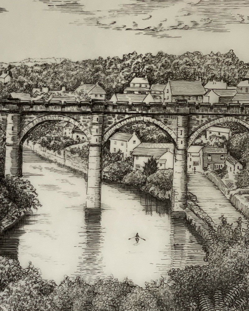 Fine Line Drawing – Aquaduct