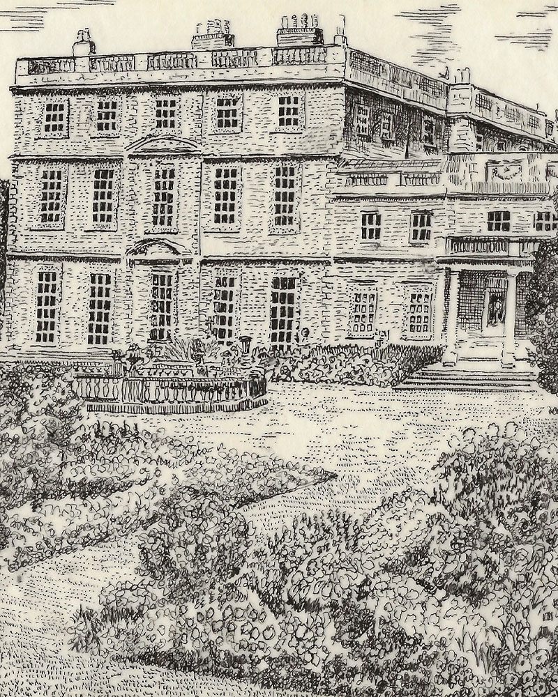 Fine Line Drawing – Newby Hall