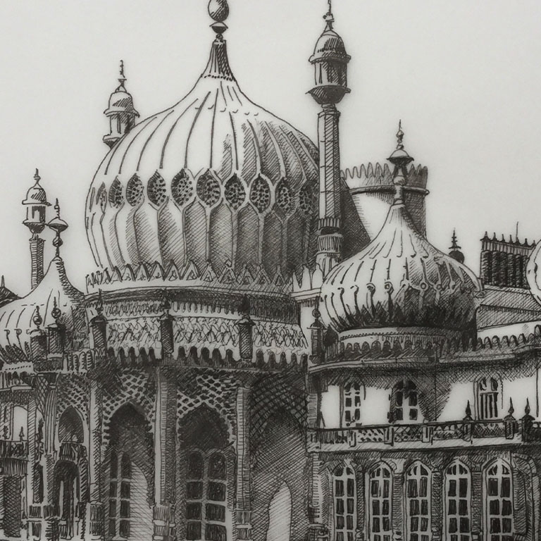 Fine Line Drawing – Pavilion