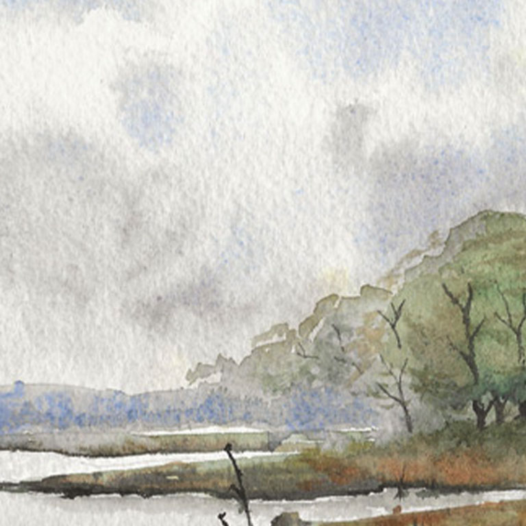 Watercolour Painting – Lake