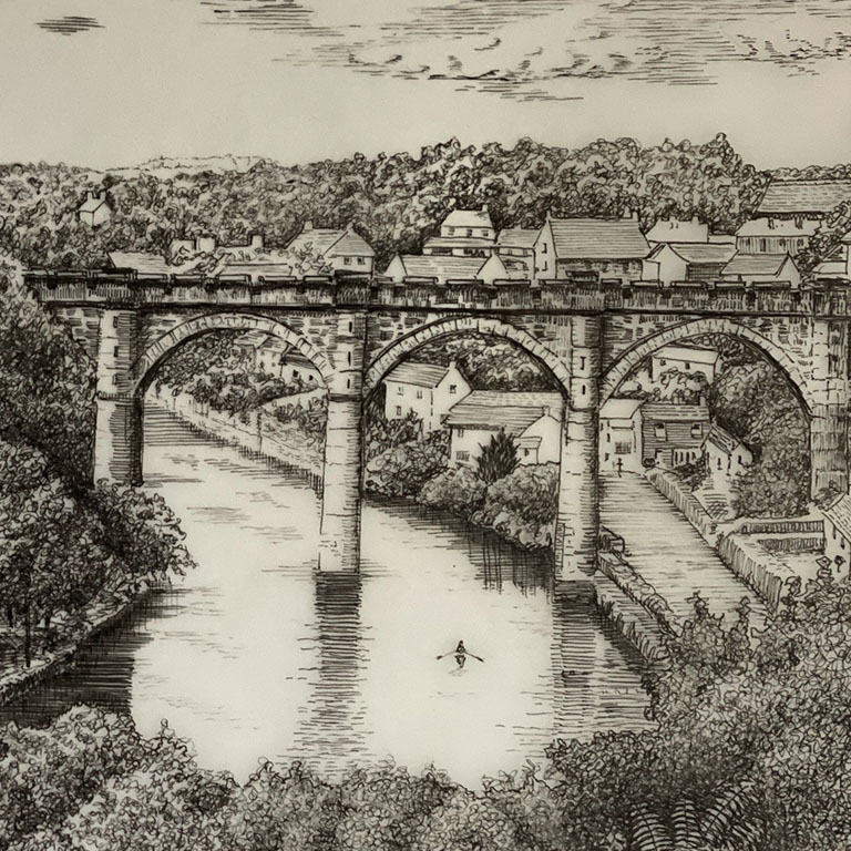 Fine Line Drawing – Aquaduct