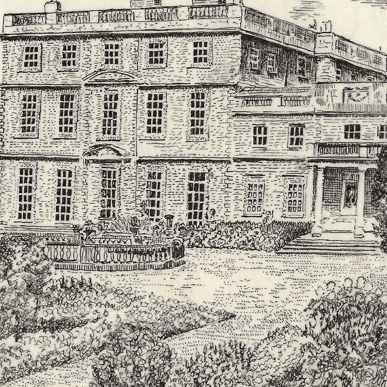 Fine Line Drawing – Newby Hall
