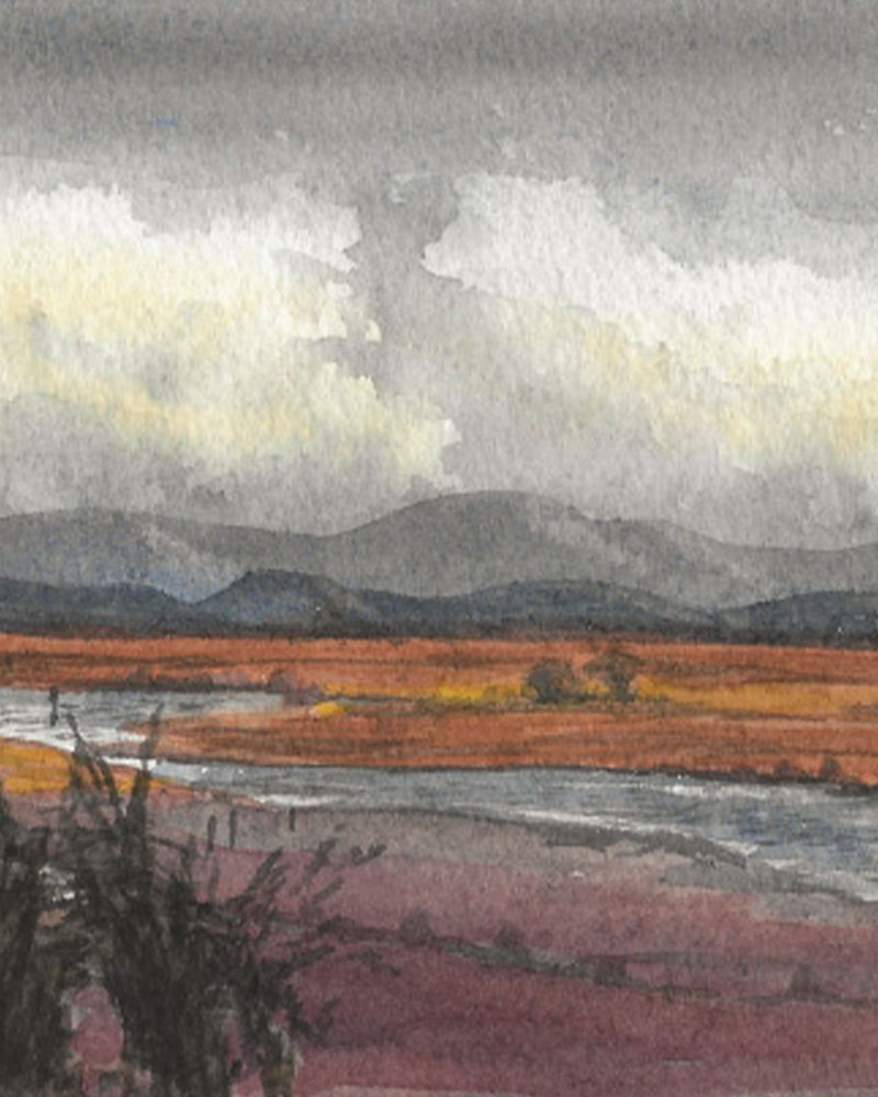 Watercolour Painting – Rannoch Moor